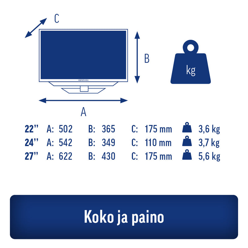 Alphatronics TV SLA-Linie+ 24