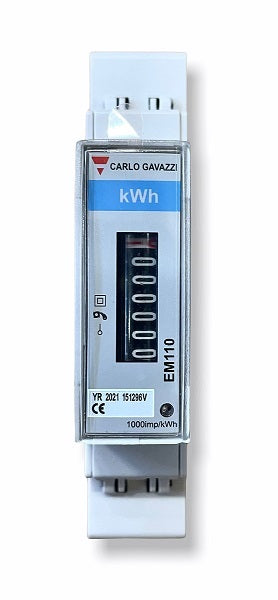 KWh-mittari, 1-vaihe, analoginen EM110