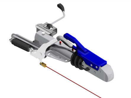 Työntöjarru Knott KFL 12 1400kg Kitkavetopää Knott KFL 12 Kiinnikkeellä