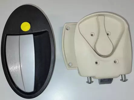 Ulko-oven lukko oikea, Fendt K400, K500 2007-2011, FF2, ilman lukkopesää