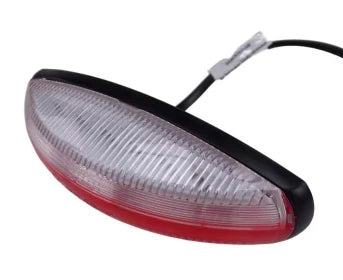 Aspöck Flexipoint II Led pun/valk 12v äärivalo musta pohja
