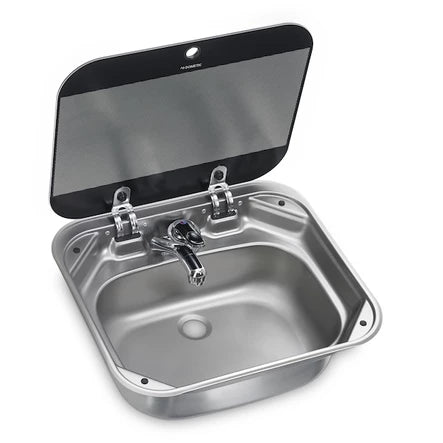 Dometic Pesuallas SNG 4237, lasikannella, 420 x 370 mm