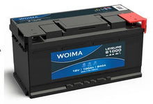 Lataa kuva Galleria-katseluun, Akku 100Ah, 840A(EN) (/+) 12v Woima vapaa-ajan akku 353x175x190mm
