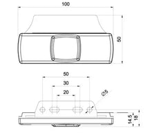 Lataa kuva Galleria-katseluun, Etuäärivalo valkoinen Fristom kulmakiinnikkeellä 12-36V
