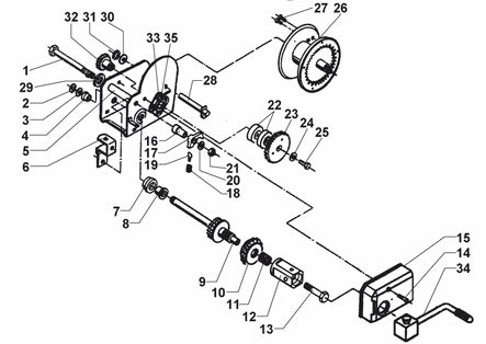 Lukkorengas akselille 352976 1201A Vinssin - ProCaravan