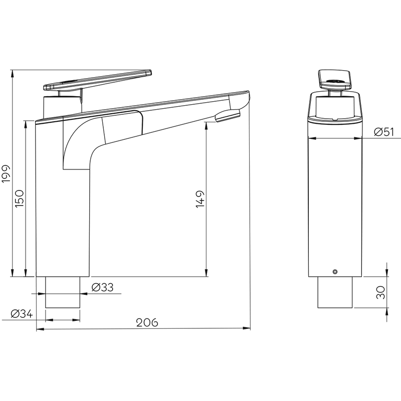 Reich vipusekoitushana Vector S. UniQuick-liitäntä