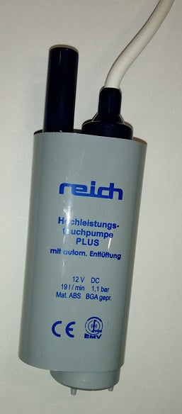 Reich Uppopumppu 12V, 19 l/min, Uniquick - ProCaravan