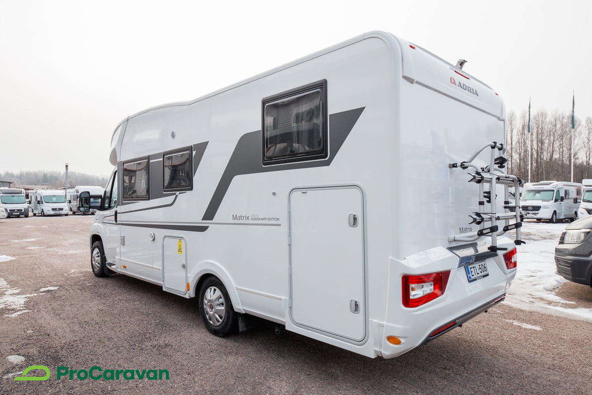 Adria MATRIX PLUS 670 SL NORDKAPP *ESILLÄ TURKU CARAVAN SHOW