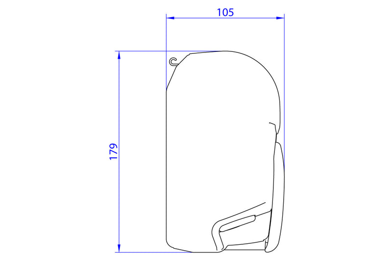 Thule Omnistor 8000 markiisi, valkoinen