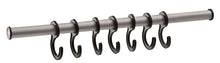 Lataa kuva Galleria-katseluun, Naulakko Rapid metal, 7 koukkua, 40cm
