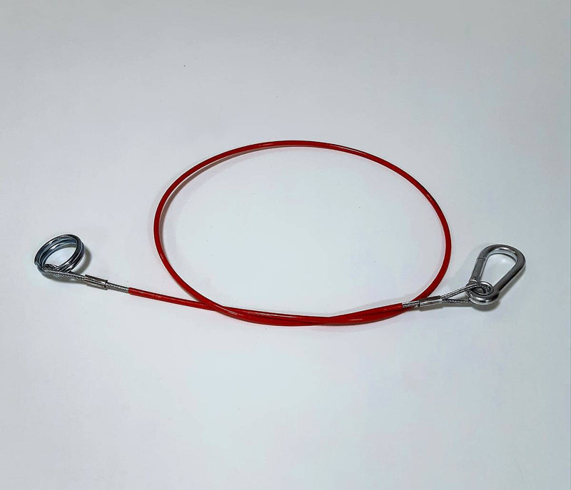 Turvavaijeri 1000mm haka/rengas