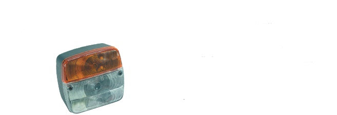 Ajba takavalo 12v parkki+vilkku Takavalo hella 101,3x94,7mm