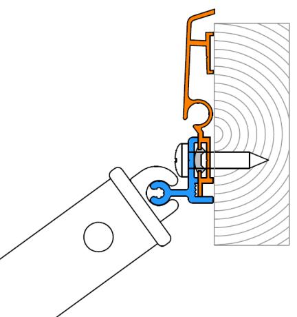 Yläkiinnityksen sovite  Hobby 14