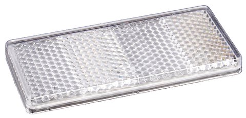 Aspöck heijastin valk liimakiinnitys Heijastin valkoinen 90X40mm