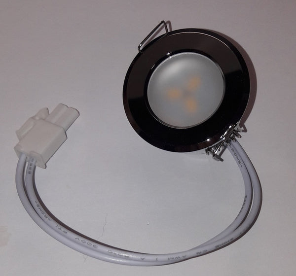 Kohdevalaisin upotettava kromi LED 12V - ProCaravan