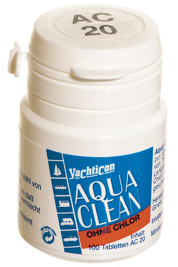Yachticon veden säilöntätabletti Aqua Clean, 100kpl - ProCaravan