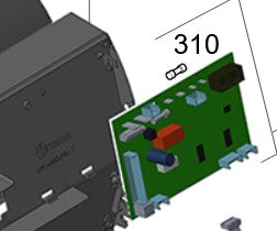 Truma piirilevy 12 V Combi 6, Combi 6 E 2007-06/2018