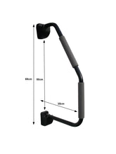 Lataa kuva Galleria-katseluun, Milenco Safety Hand Rail XL Black - nousukahva
