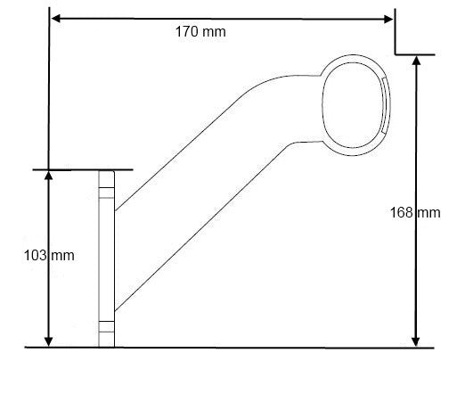 Aspöck superpoint 2 vasen 12v dc johto Superpoint 2 vasen pun/valk + sivuvalo