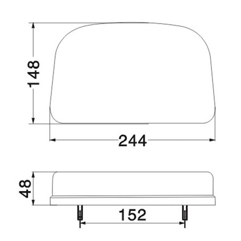 Takavalo led combi TRL002 oikea