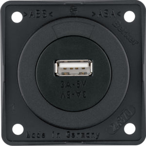 Berker Rasia USB antrasiitti matta - ProCaravan