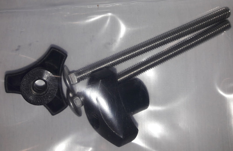 Pultti 90mm ja mutteri korkea, 2 kpl