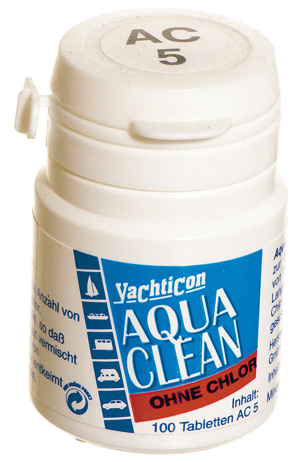 Yachticon veden säilöntätabletti Aqua Clean 100 kpl - ProCaravan
