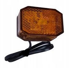 Aspöck sivuvalo keltainen led 9-33v Sivuvalo led 0,5m dc johto