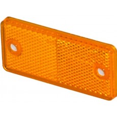 Aspöck heijastin kelt ruuvikiinnitys Heijastin keltainen 90X40mm