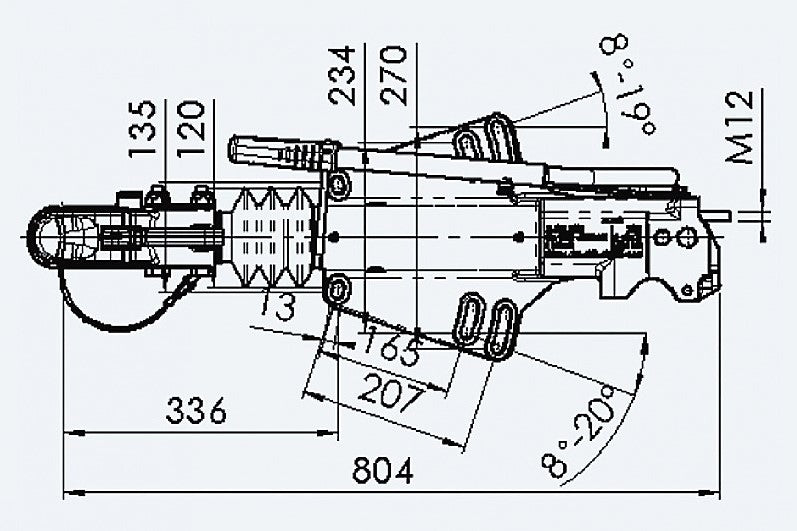 Työntöjarru Profi 3500 AK 351 2361