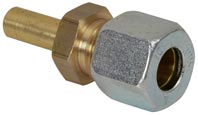 Liitin 10mm putkelle, mutteri/8mm putki
