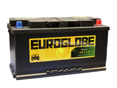 Euroglobe akku 100Ah, 850A(EN) (-/+) 12v - ProCaravan