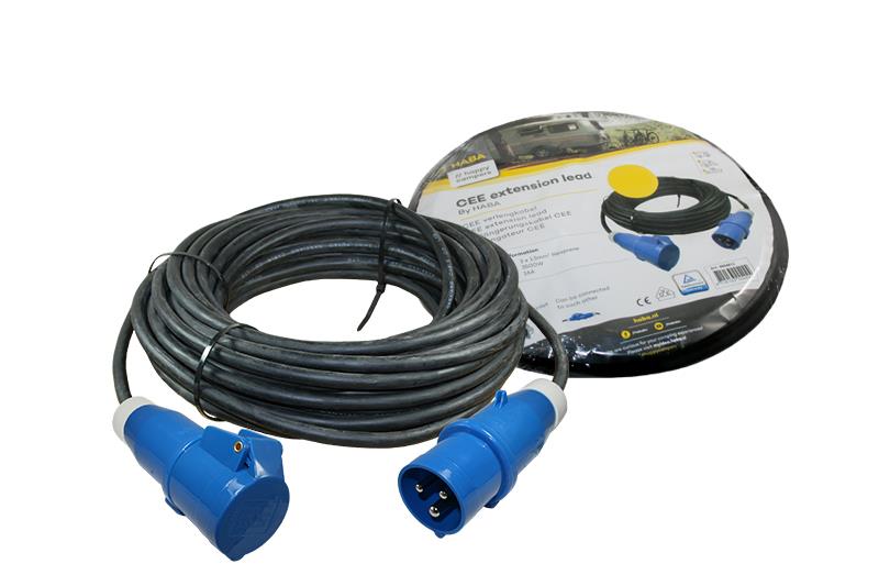 Haba Liitäntäjohto 25m/3x2,5 mm², CEE/CEE