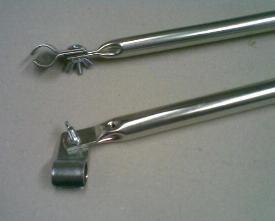 Vaakatanko 22x1 mm, teräs, 115-200cm
