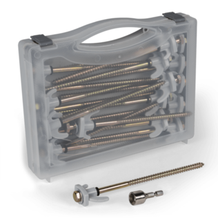 Dometic-Kampa kovakierteinen kiila Hex Peg, 20 kpl