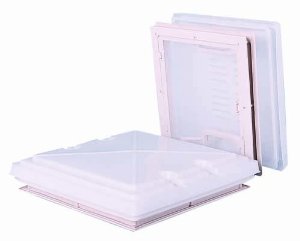 Kattoluukku 40x40 valk, hyttysverkko 24-56 mm paksuun kattoon, myymäläpakkaus - ProCaravan