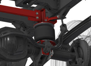 Top Drive System Lisäilmajousisarja VW Crafter Comfort 7,3