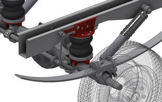Top Drive System Lisäilmajousisarja VW Crafter Reinforced 8 4x4 Single Wheel