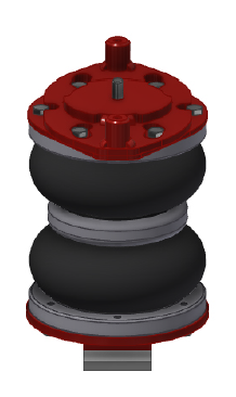 Top Drive System Lisäilmajousisarja VW Crafter Reinforced 8 4x4 Single Wheel