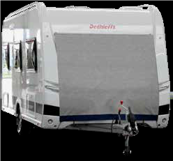 Hindermann matkailuvaunun etu/takapeitto 240x160 cm - ProCaravan