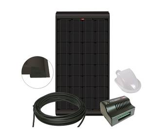 NDS aurinkopaneelisarja Blacksolar 185Wp + Sun Control 360B MPPT Bluetooth, NBus - ProCaravan