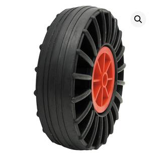 Sivupyörä 260 X 85mm keskireikä 20mm Täyskumipyörä - ProCaravan