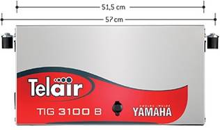 Telair TIG 3100B generaattori, bensiini Yamaha 2,7 KW- 230V 10 A /13,3Vdc