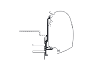 Thule kiinnityssarja Knaus Tourer CUV 3,00 m - ProCaravan