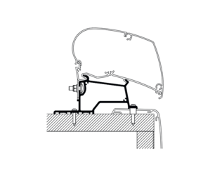 Thule kiinnityssarja Rapido Compact Integral 5,00 m - ProCaravan